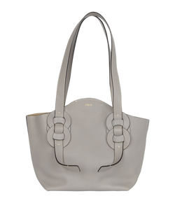 Small Darryl Tote Bag, Leather, Grey,01217565, 3*